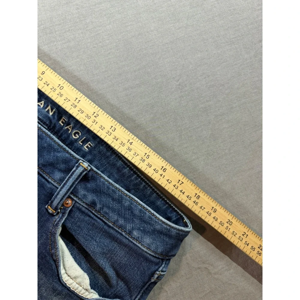 American Eagle Original Bootcut Jeans Mens 36x32 Blue Excellent Airflex+ 2528